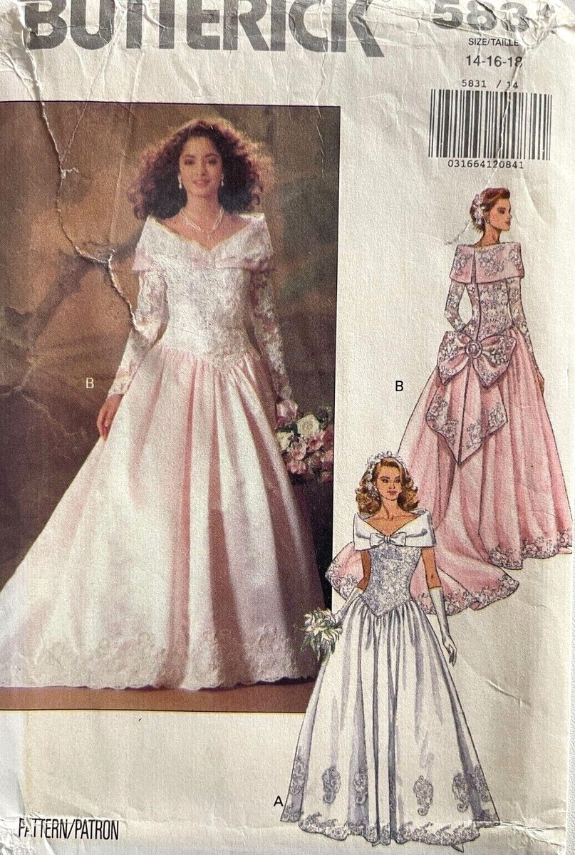 Butterick wedding dress sewing patterns | Beachweddingtips.com