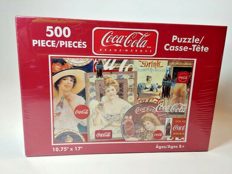Coca Cola Puzzle Vintage Advertising 500 Pieces 2004 New