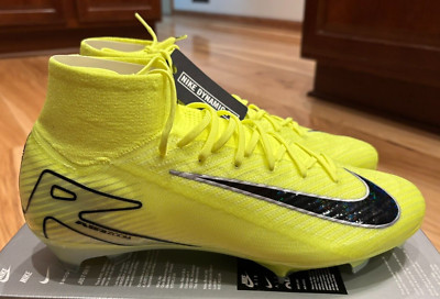 Nike Zoom Superfly 10 Elite FG Volt Black FQ1454 700 Men's Size 11.5
