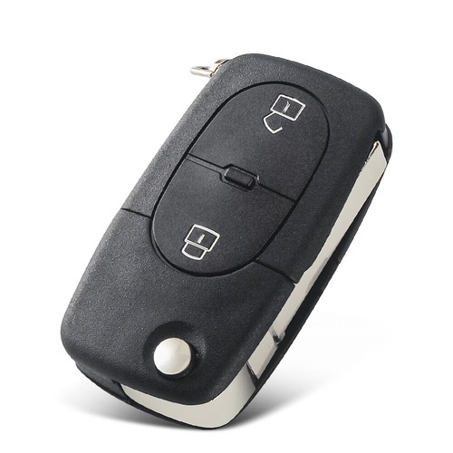BLADE CUT by PHOTO Car Key Case For Audi TT A2 A3 A4 A6 A8 Replacement 2+1Button - Imagen 8 de 12