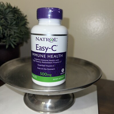Natrol Easy-C 500 mg Full immune Health System Support Vegetarian 120 tablets 