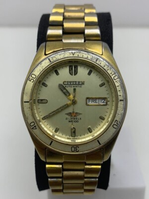 時計 CITIZEN R DATE WATCH Japan Citizen Daydate Special Dial Automatic Men Watch 71-1845 for