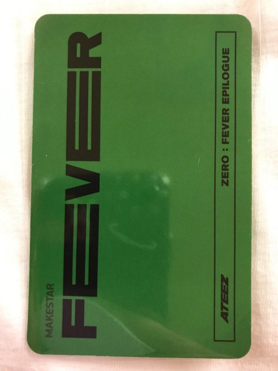 ATEEZ MAKESTAR VC Fansign Benefit Official Photocard ZERO ATEEZ MAKESTAR VC Fansign Benefit Official Photocard ZERO
