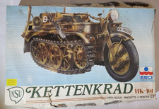 maquette  7005 NSU KETTENKRAD HK -101   ESCI 1/19 ITALY  moto militaire guerre
