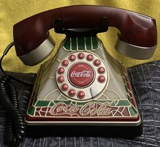 Téléphone Coca Cola décor ancien. Téléphone Coca Cola décoratif de bureau/de comptoir.
