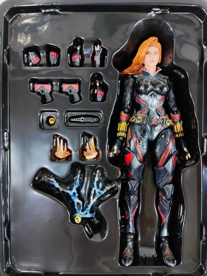 Square Enix Marvel Universe Variant Play Arts Kai Black Widow - Immagine 4 di 4