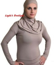 Undershirt Women's Long Sleeve Stretch Plain Basic Cotten T Shirt free size