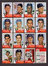1953 CHICAGO WHITE SOX: Official Topps Baseball REPRINT Team Set ~ ALL 16 cards