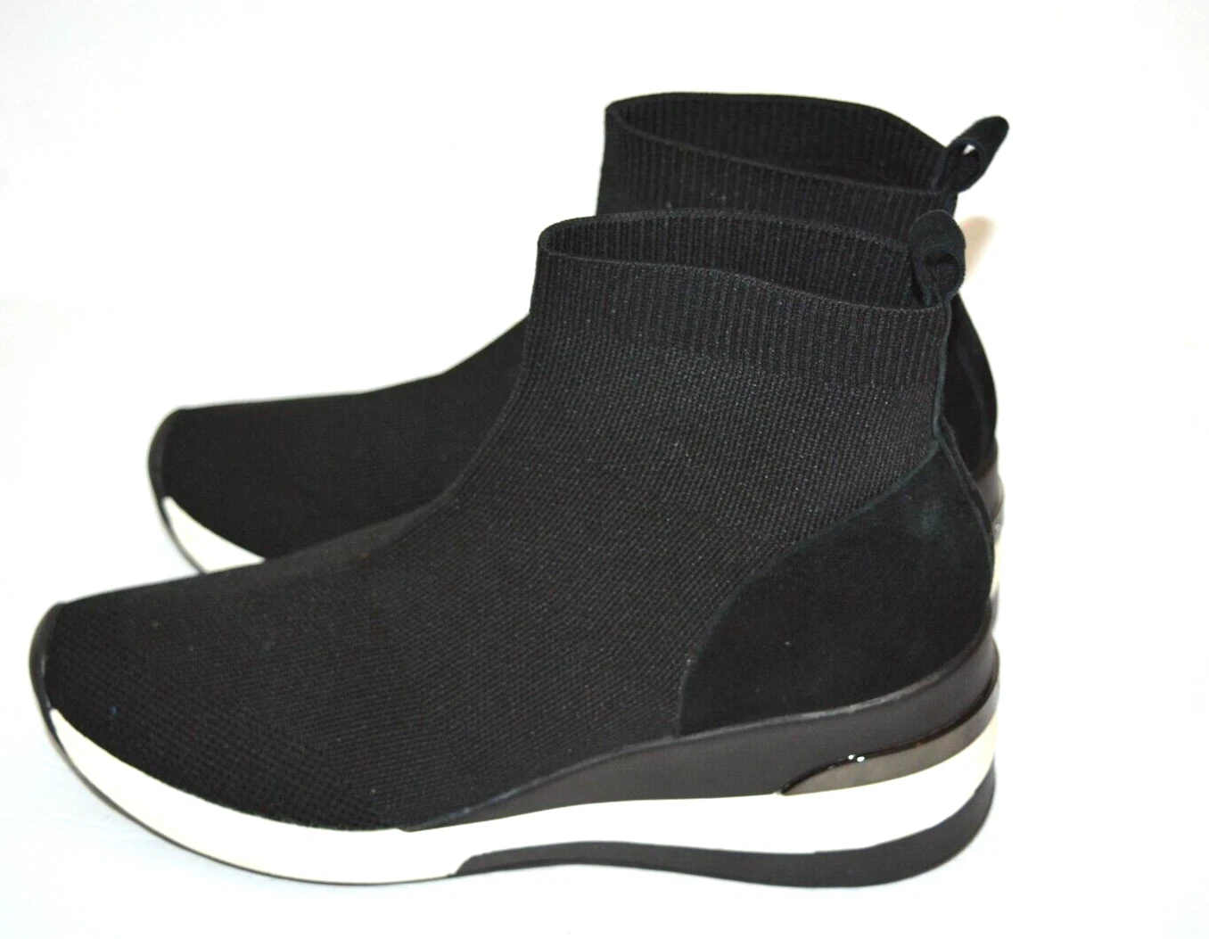 DUNE LONDON "ENGEL" BLACK SLIP ON TRAINERS BOOTIES WOMEN 40 US 9 *EUC*