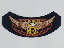 1992 Harley Davidson Motorcycles HOG Owners Group Vest Jacket Rocker Patch