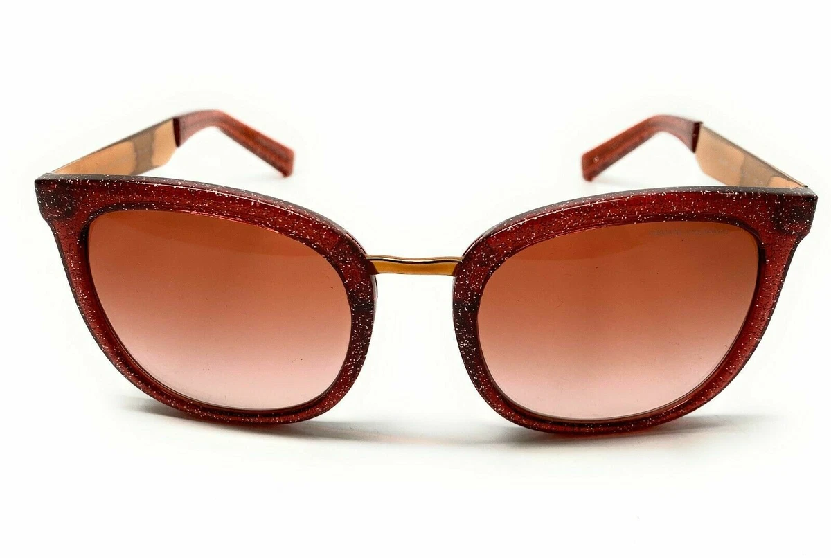 Authentic Armani Exchange Sunglasses AX4089S 828713 Glitter Pink Frames 53MM ST