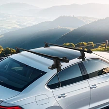 Universal 54" Roof Rack Cross Bars Crossbar Luggage Cargo Kayak Carrier + Lock