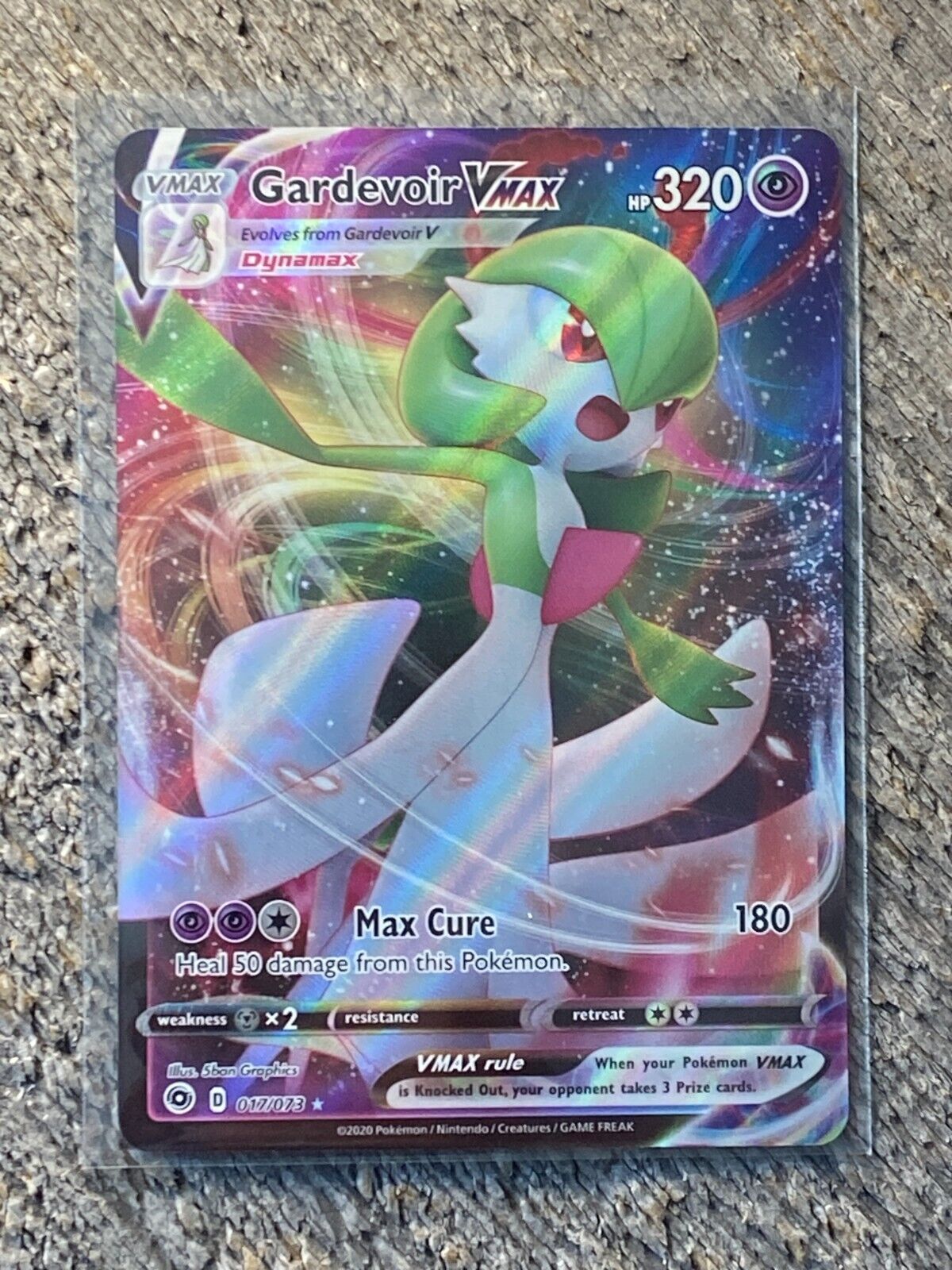 Carta Pokemon Gardevoir VMax 017/073 Caminho do Campeão