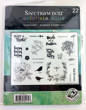 Spectrum Noir Colorista Aqua - JUST BECAUSE - EZMount EZ Mount Rubber Stamp Set