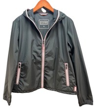 Hunter Original Jacket Women’s Xl Black Hooded Pockets Outdoors