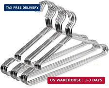 Wire Hangers 30 Pack Stainless Steel Strong Metal Wire Hangers Clothes 16.