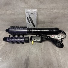 Conair Hot Air Jumbo Curling Iron Styling Brush Model CD160PP3 Dual Volt 2.C6