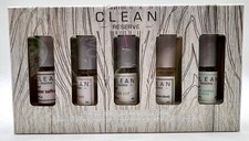 CLEAN Reserve 5pc Rollerball Perfume Set 3mL Ea. BNIB Discontinued Scents SEALED