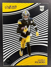 2022 Panini Chronicles Clear Vision George Pickens Rookie Card #CVR-18 Steelers