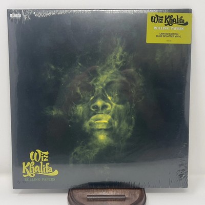 Sealed Wiz Khalifa Rolling Papers Vinyl Blue Splatter *READ*