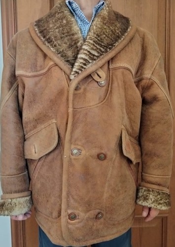 Winchester sheep men's bomber shearling. Vintage Collectible 