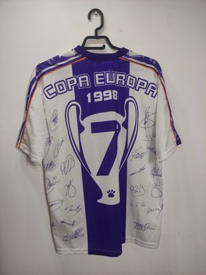 Real Madrid 1998 Champions League Shirt Coppa Europa Vintage