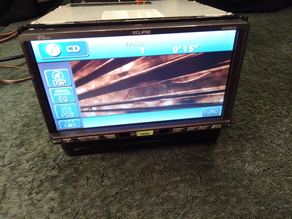 ECLIPSE AVN6620, GPS NAVIGATION SYSTEM, CAR STEREO, CD/ DVD/ MP3/ WMA, - Image 3 of 4