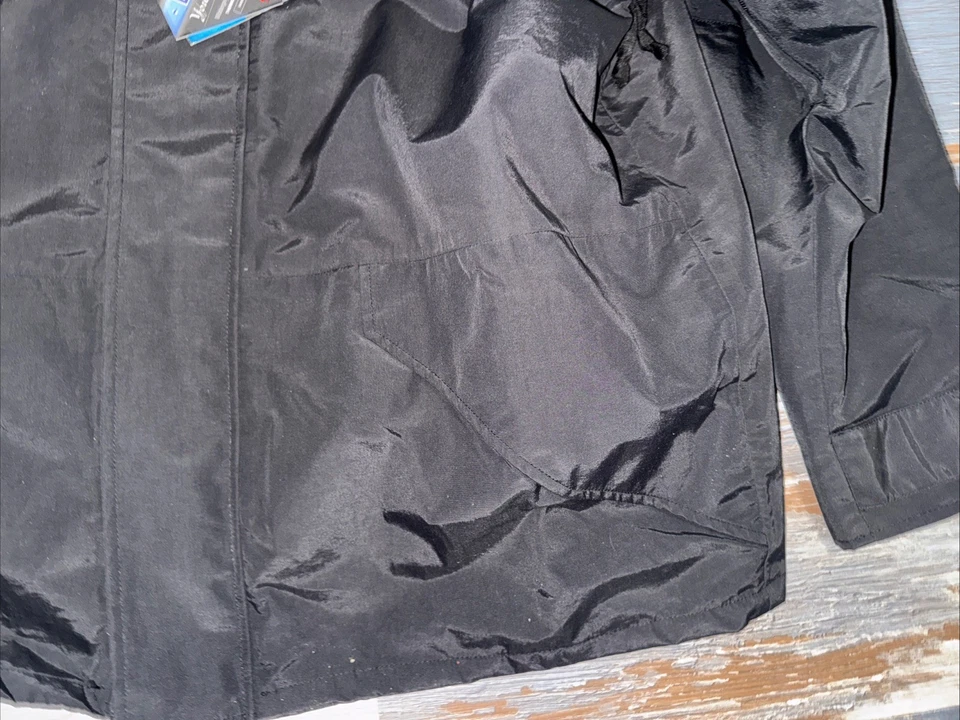 Tru-Spec H2O Waterproof 3-IN-1 Parka Jacket  w/ Fleece Liner Black X-Large Reg - Image 2 of 4