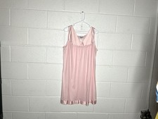 Vintage Vanity Fair Baby Pink Nylon Nightgown Size XL