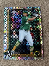 2025 Topps Chrome Update Xfractor Nick Kurtz #USC178 Rc Oakland A’s ROY