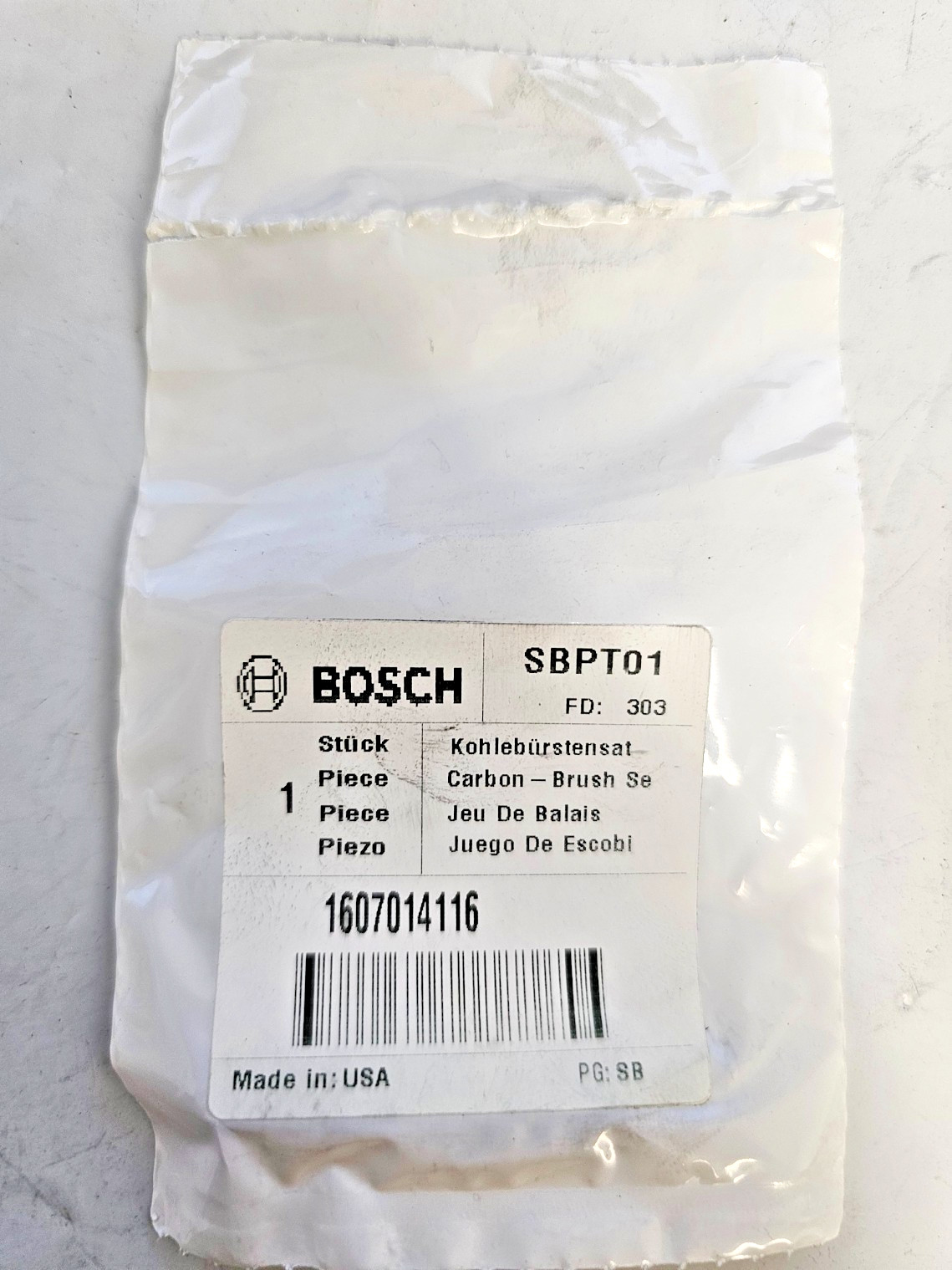 New Genuine Bosch 1617014124 Carbon-Brush Set FREE SHIPPING
