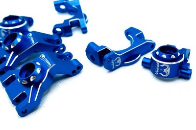 Cobra Racing EHD Knuckle, C-Hub & Rear Axle Carrier Set - Fits 4x4 Slash Rustler