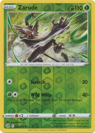 ZARUDE 027/264 FUSION STRIKE POKEMON (REVERSE HOLO, NM)