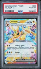 PSA 10 GEM MINT Jolteon ex 030/131 Pokemon Prismatic Evolutions