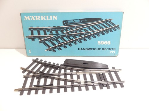 Märklin Spur 1 5966 Handweiche rechts in OVP GS56 | Zustand: Gebraucht