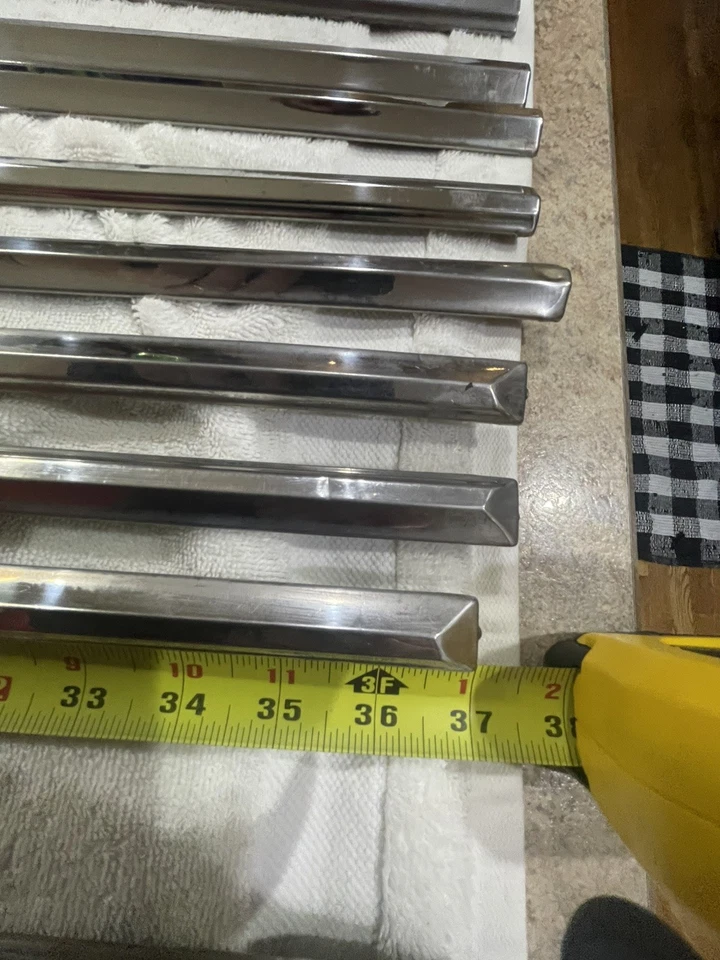 Отделка внешней двери 1964-65 Ford Falcon нержавеющая сталь.  - Изображение 4 из 4