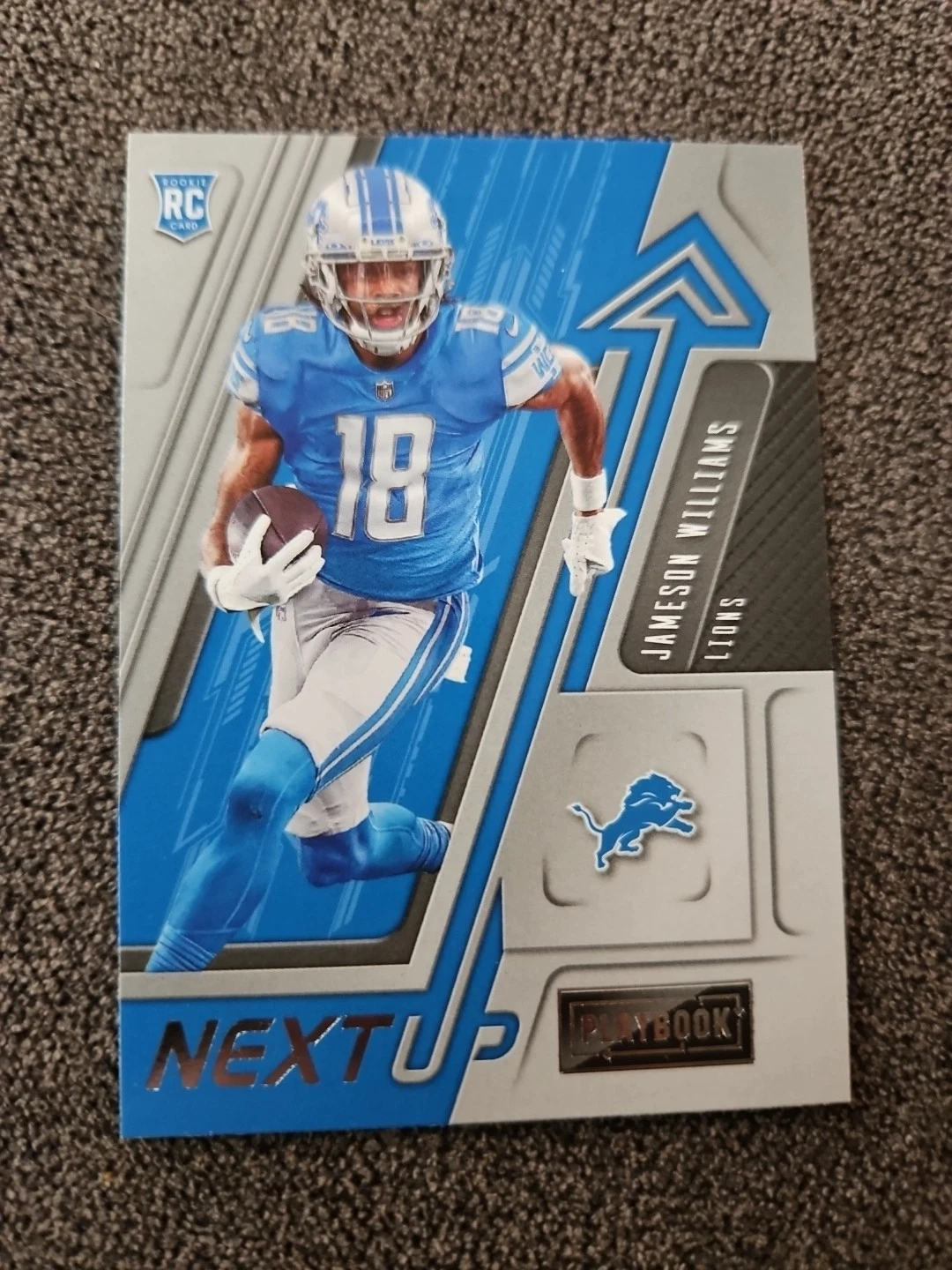 Jameson Williams Panini Playbook Next Up #NU8 Base