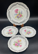 Set servizio piatto torta dolci frutta SCHWARZENHAMMER porcellana traforata