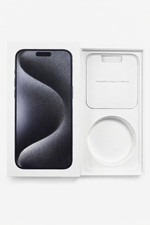 OEM Apple iPhone 15 Promax Black Color Empty Box   No Phone Included