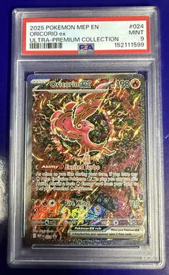 2025 Pokemon Black Star Promo #024 Oricorio Ex Ultra-Premium