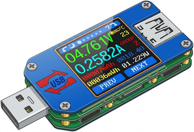  UM25 USB Meter Tester Voltage Current Battery Power Charger Voltmeter UM25C