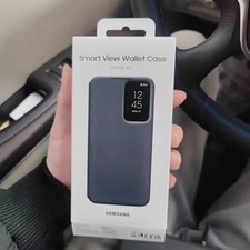 Oficial Original Samsung S23U S23 S23+Smart/View Cover Espejo-Flip Cuero-Funda