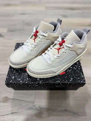 Nike Air Jordan1 Spizike Low Sail/ Red/ White/ Sandstone / Grey Size US Men 8