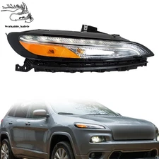 Right Side Parking Light Turn Signal Lamp For 2014-2017 18 Jeep Cherokee LED DRL