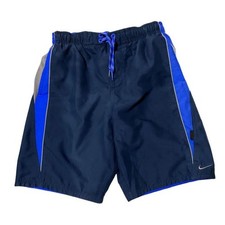 Nike Two-Tone Blue Boy's Swim Trunks Size Small