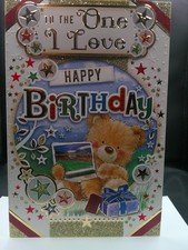 ONE I LOVE SOMEONE SPECIAL BIRTHDAY CARD 9" X 6" CAR MALE FRIEND