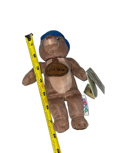 Vintage EDEN Tag Maurice Sendak Little Bear Bean Bag 8" Stuffed Plush 2000 RARE - Afbeelding 3 van 4