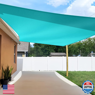 Tang 8X12 Sun Shade Sail Rectangle Sunshade Canopy Uv Block Shade Cloth Pergola
