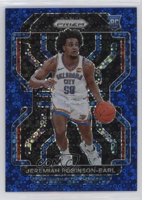2021-22 Panini Prizm Fast Break Blue 106/150 Jeremiah Robinson-Earl #319 0m89