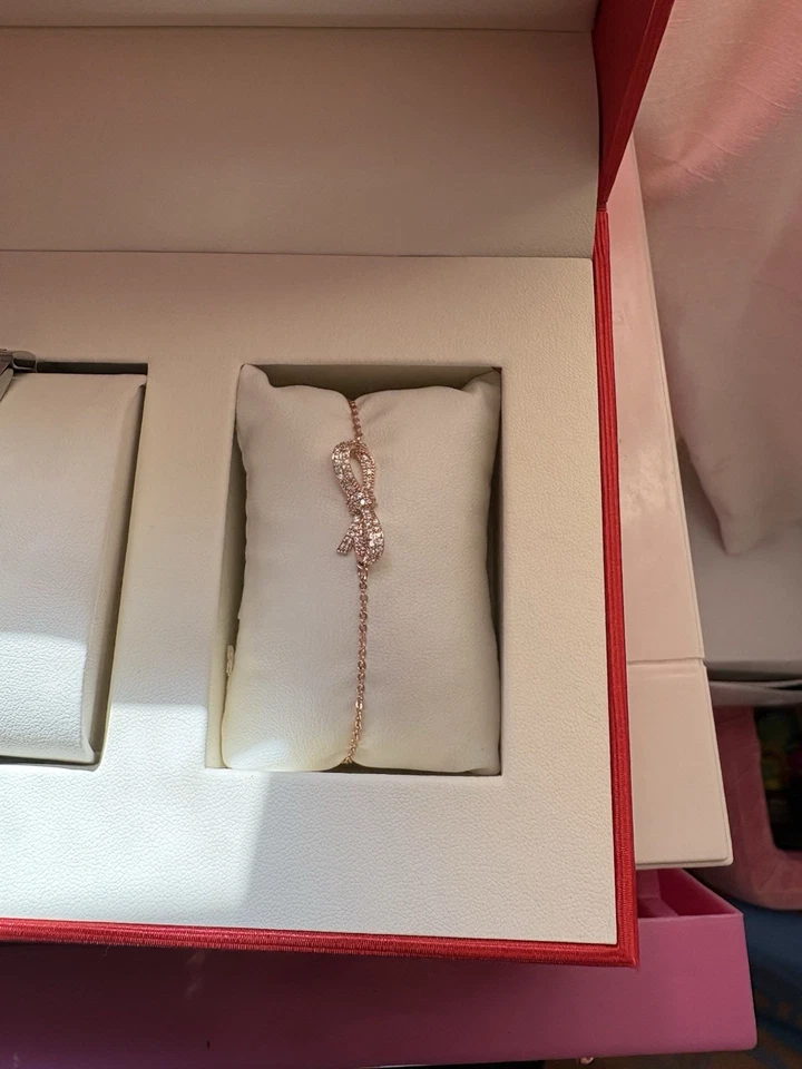 Reloj de lujo OUPINKE para mujer con pulsera, reloj de tungsteno y acero con caja Foto 3 de 4